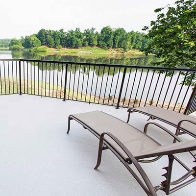 Black Aluminum Picket Railing from Durarail