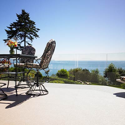 Enjoy the views with the topless Durarail Glass Railing System